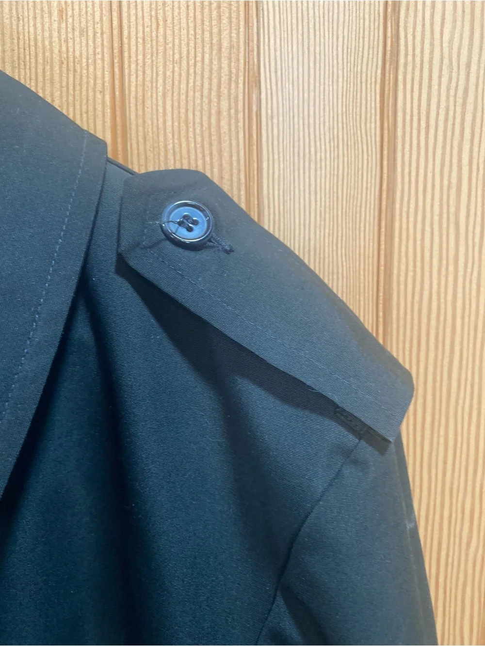 London Fog Men's Black Double-Breasted Belted Trench Coat